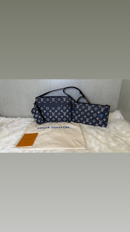 LV Trio Messenger - Monogram Shadow Leather