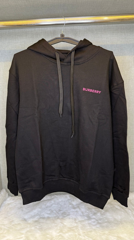 Burberry Black Oak Leaf Crest Hoodie