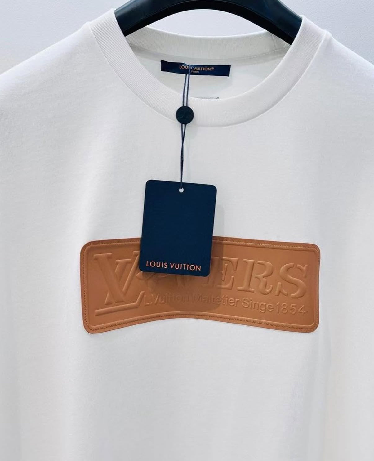 Louis Vuitton VVN Patch Short-Sleeved Cotton Crewneck