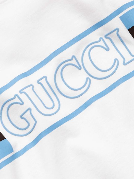 Gucci PRINTED COTTON JERSEY T-SHIRT