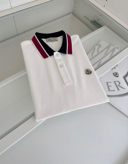 Moncler Men's Short-Sleeve Logo-Patch Polo Shirt