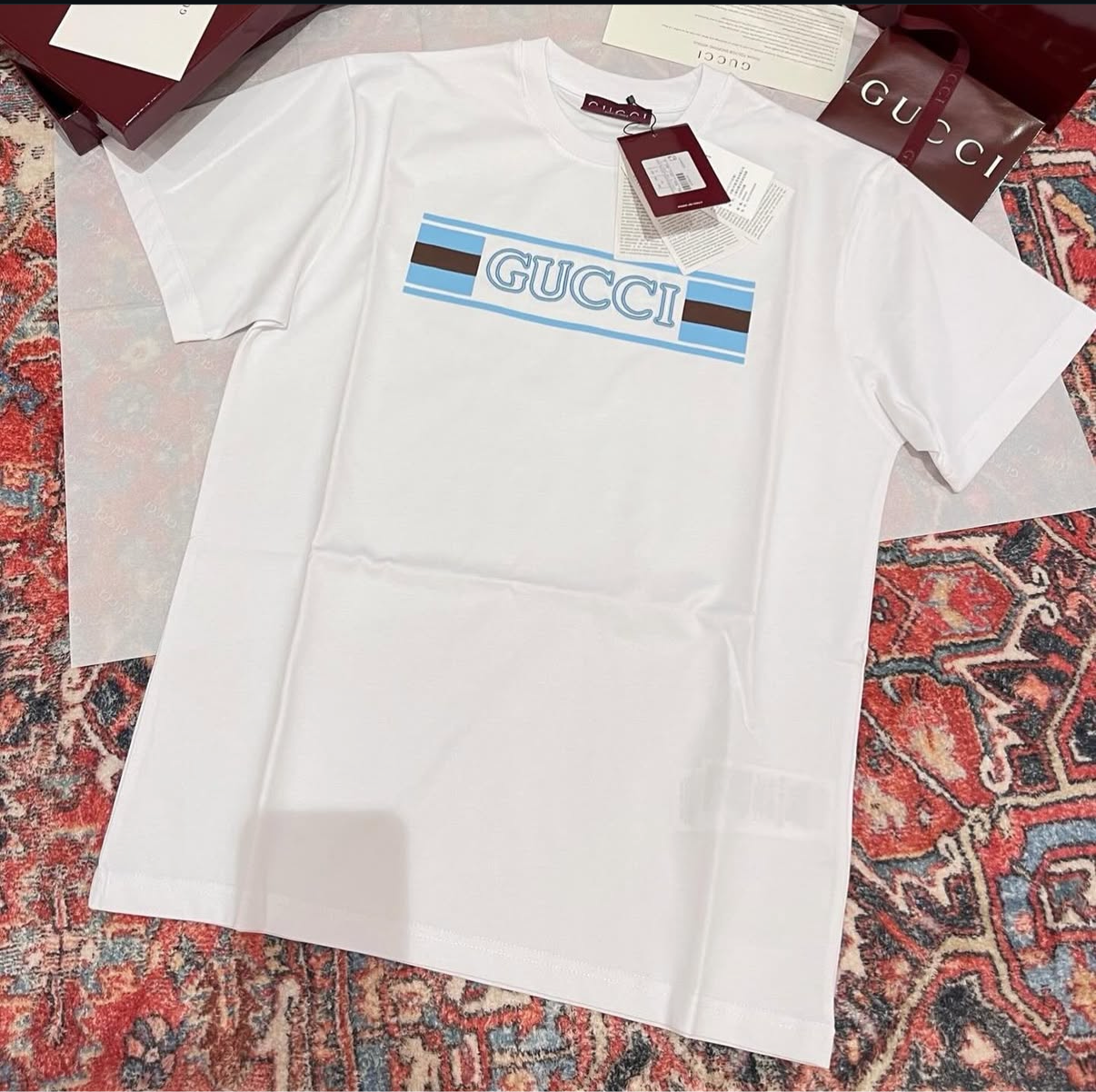 Gucci PRINTED COTTON JERSEY T-SHIRT
