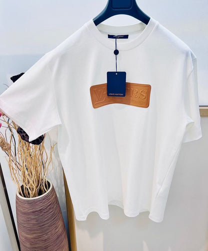 Louis Vuitton VVN Patch Short-Sleeved Cotton Crewneck