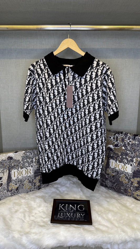 Diorr Oblique Polo Shirt